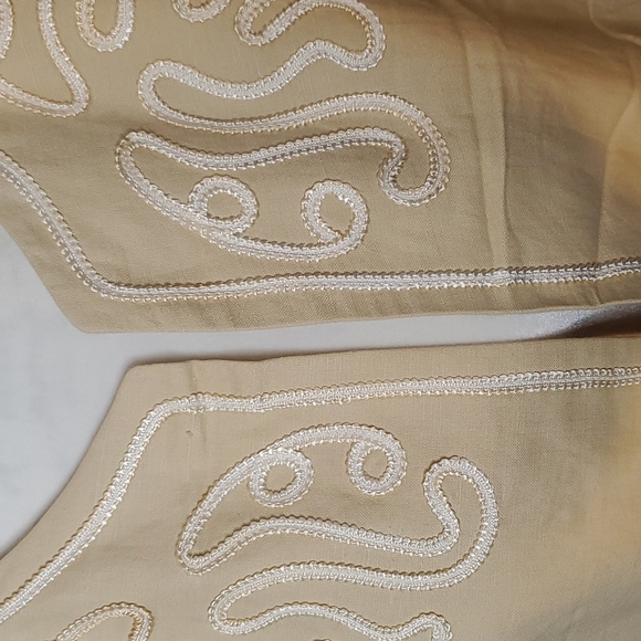 LE SUIT beige sz 16 open blazer - Picture 3 of 4